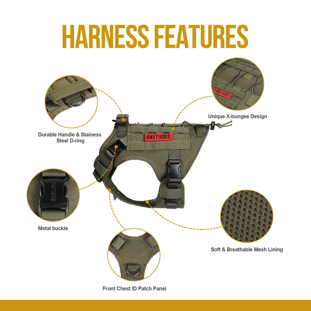 ONETIGRIS loop panel and ID badge area for quick identification