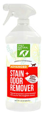 Only Natural Pet Advanced Dog Stain + Odor Remover bottle ready for carpet stain cleanup.