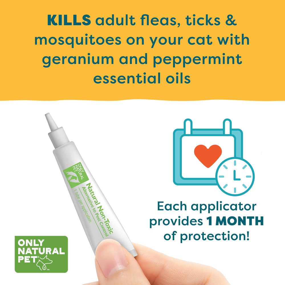 Only Natural Pet EasyDefense plant-based actives keep fleas and ticks at bay