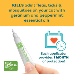 Only Natural Pet EasyDefense plant-based actives keep fleas and ticks at bay