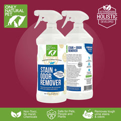Only Natural Pet enzyme-powered stain-eliminator pump-top shows easy spray.