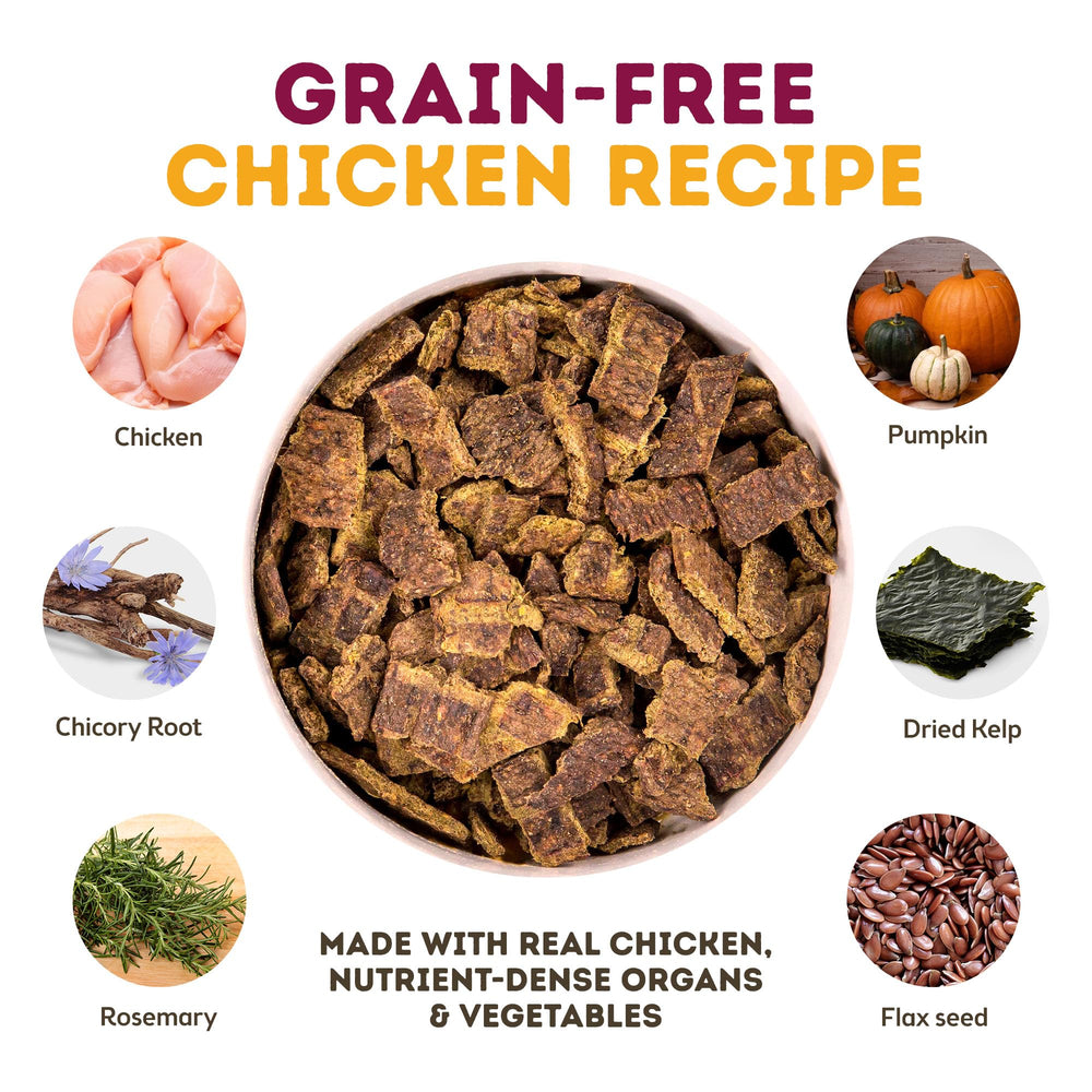 Only Natural Pet MaxMeat air-dried slices showcase protein-rich texture