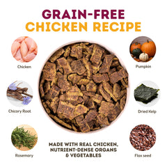 Only Natural Pet MaxMeat air-dried slices showcase protein-rich texture