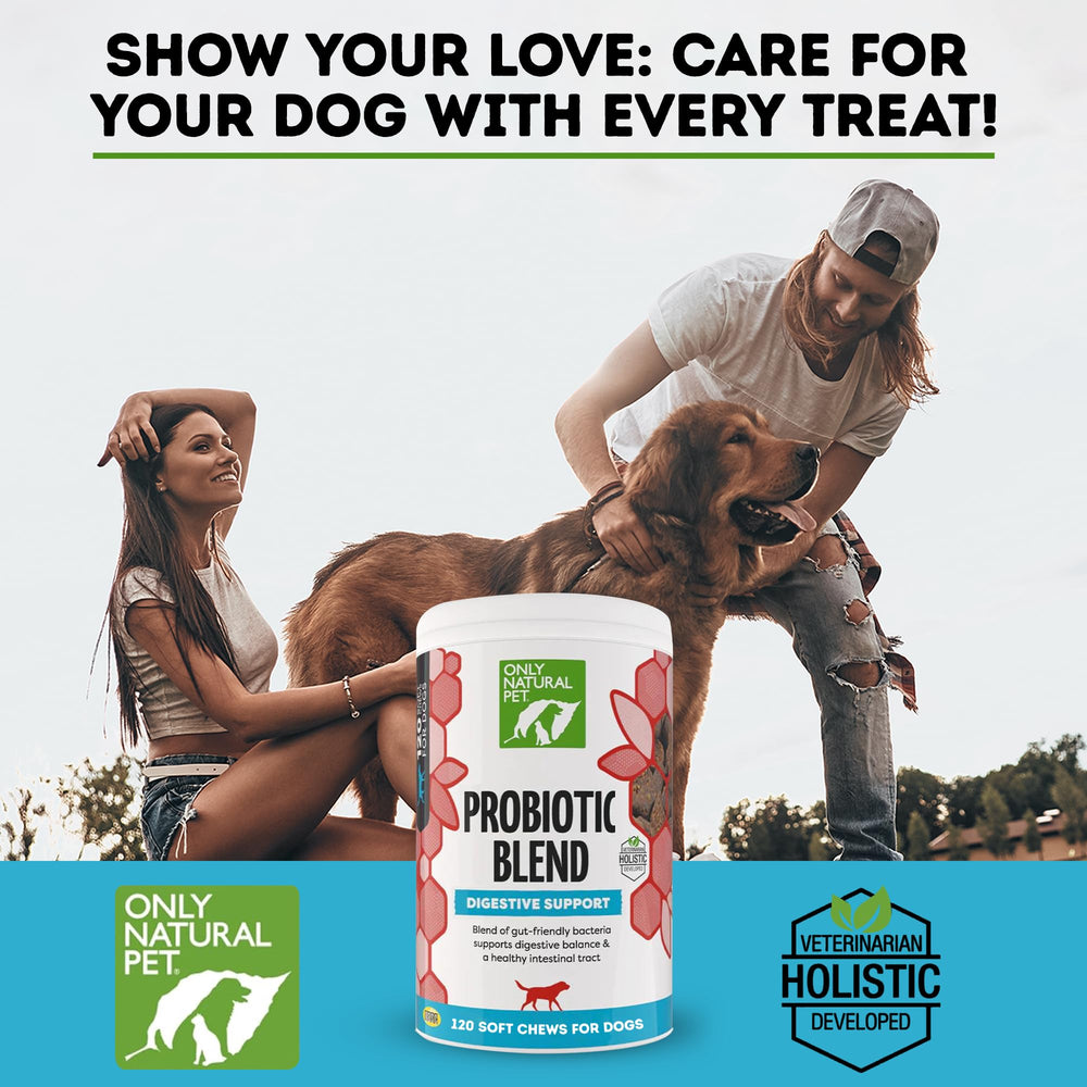 Only Natural Pet probiotic puppy use indicating gentle gut support