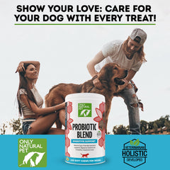 Only Natural Pet probiotic puppy use indicating gentle gut support