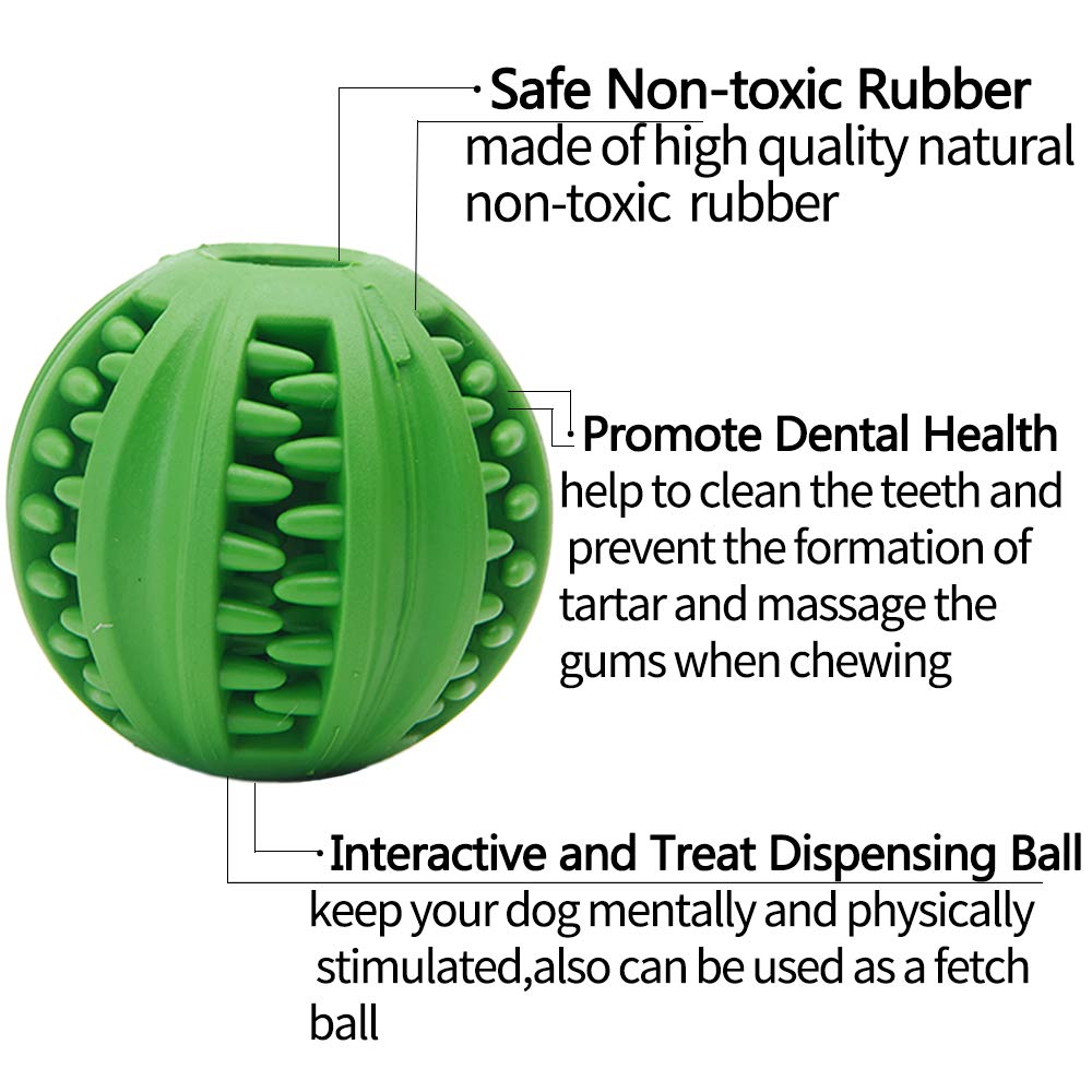 ONTWOPETS Dog Ball Toy fetch-capable design adds outdoor exercise.