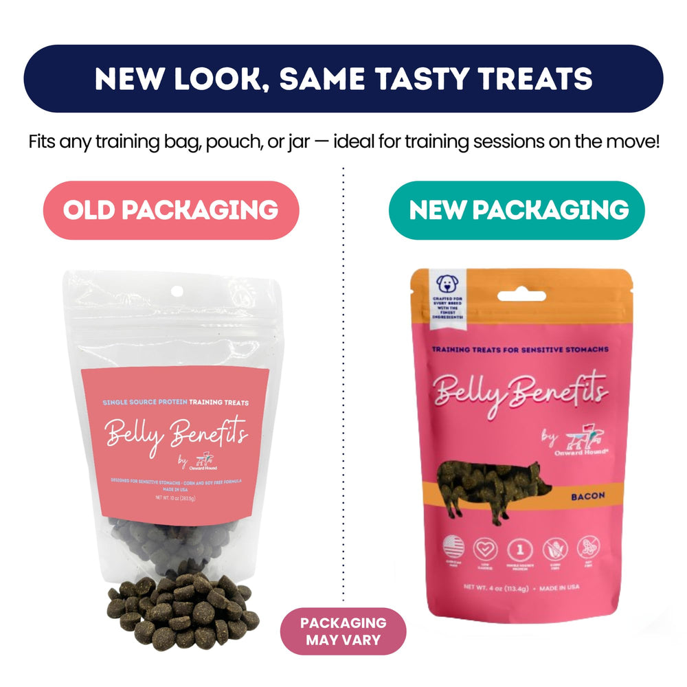 Onward Hound training treats puppy-senior use image demonstrates versatile rewards