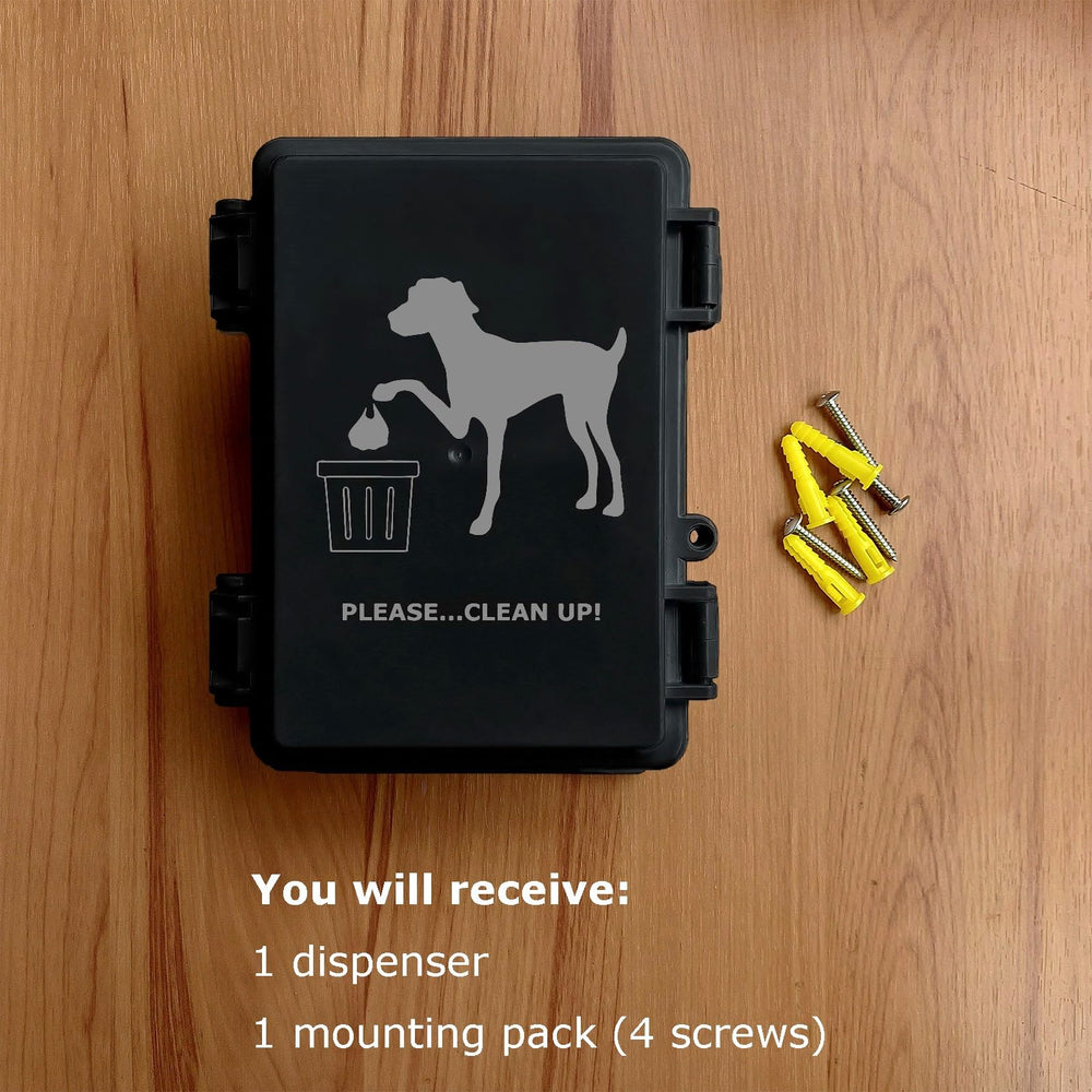 Onybte patio yard outdoor dispenser fits home setups for quick cleanup after walks.