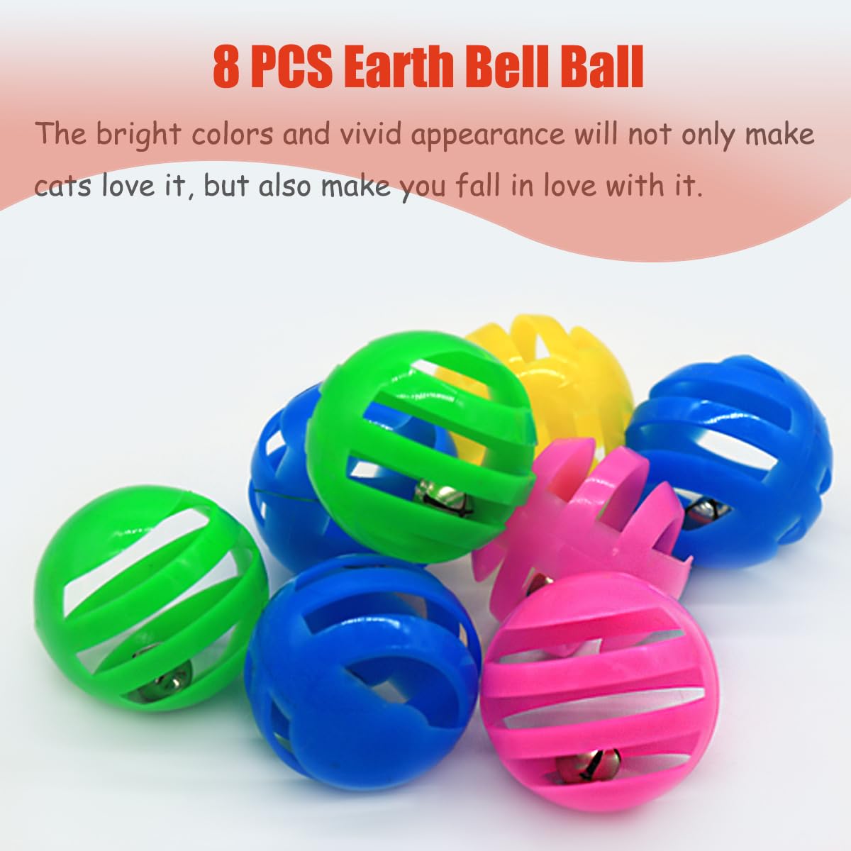OODOSI Cat Jingle Balls kitten play scene encourages active exercise and bonding.