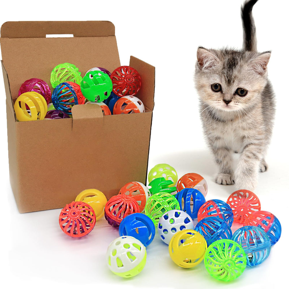 OODOSI Cat Jingle Balls trio-styles promote interactive play and kitten training.