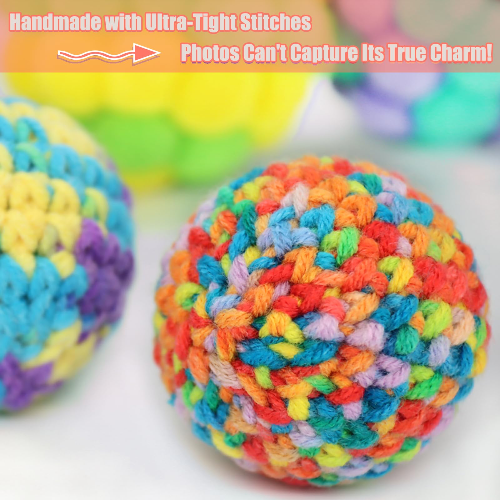 OODOSI handmade cotton knit balls indicating premium quality