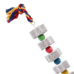 Oooct calcium stone teething-beak grinding offers mineral-rich chewing for healthy beak wear
