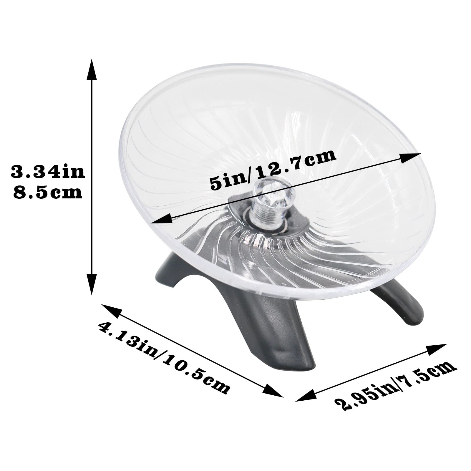 Oooct Wheel Toy mounted in cage fits hermit crabs and hamsters.