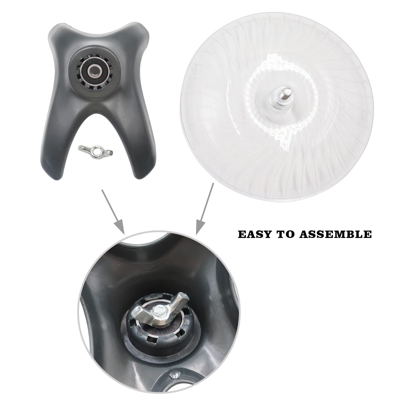 Oooct Wheel Toy close-up shows surface stripes for better grip.