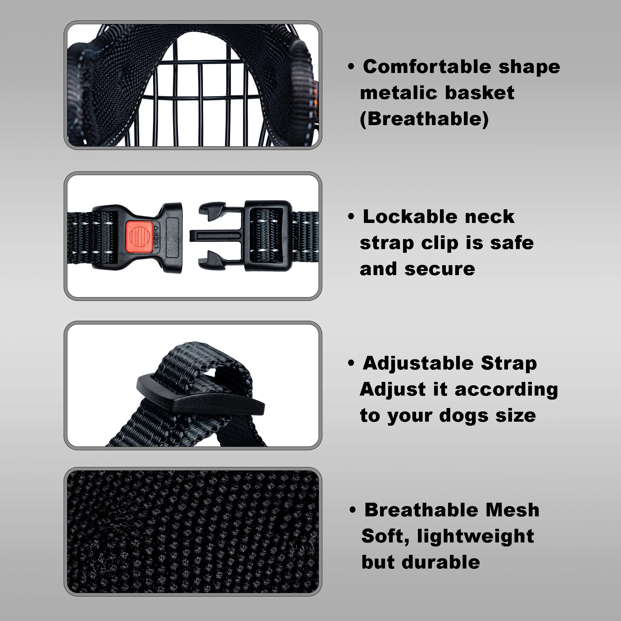 OOPSDOGGY stainless-steel wire closeup highlights durable construction and safety