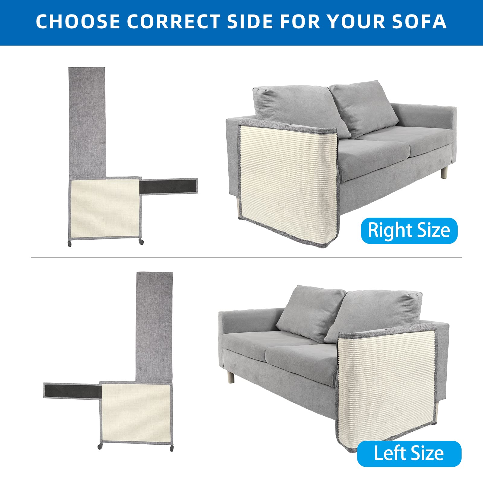Oroonoko light-grey couch protector placed on sofa for protection