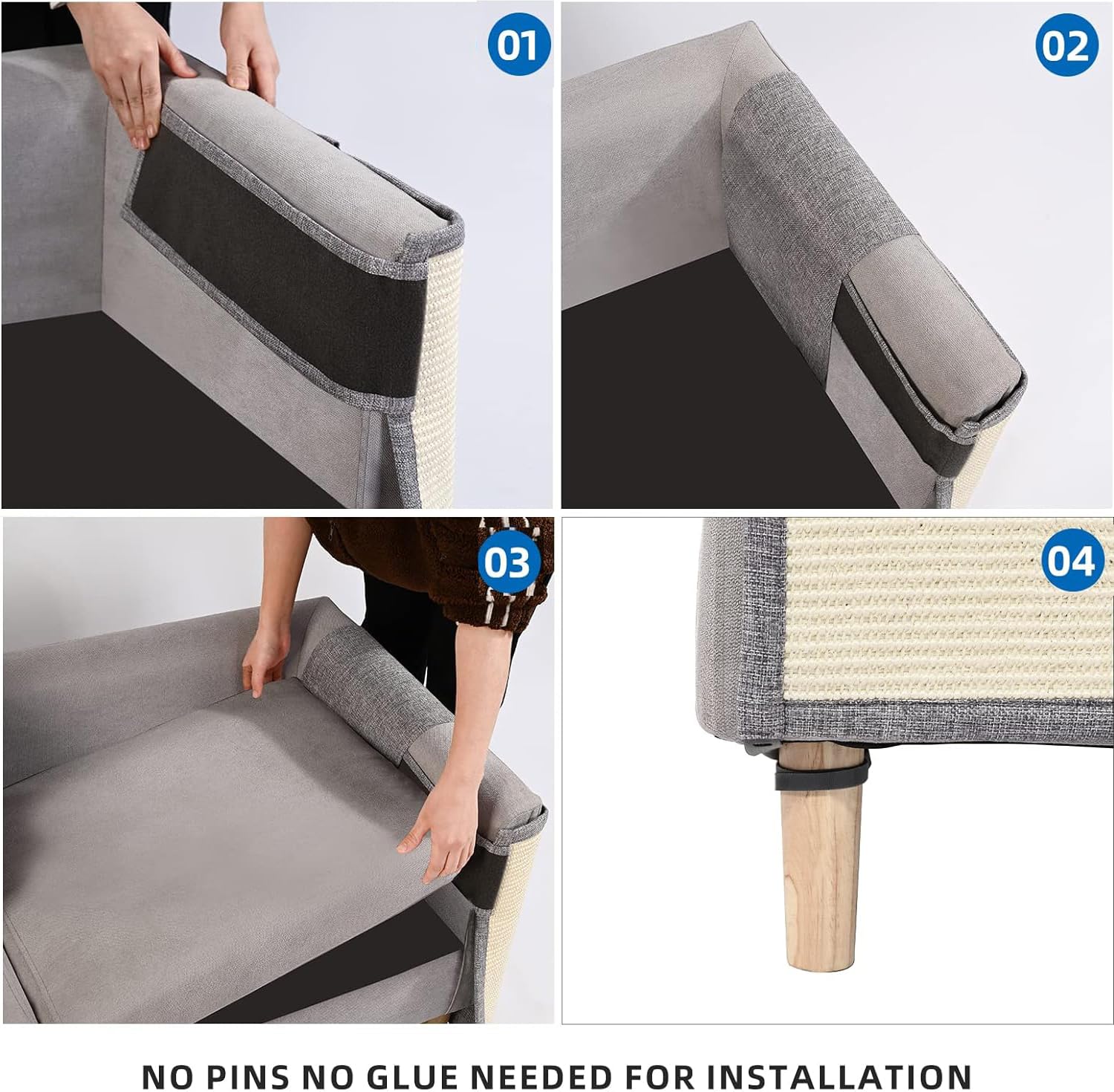 Oroonoko sisal surface provides satisfying scratch sessions for cats
