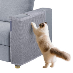 Oroonoko cat scratch couch protector; sisal closeup for durable furniture protection