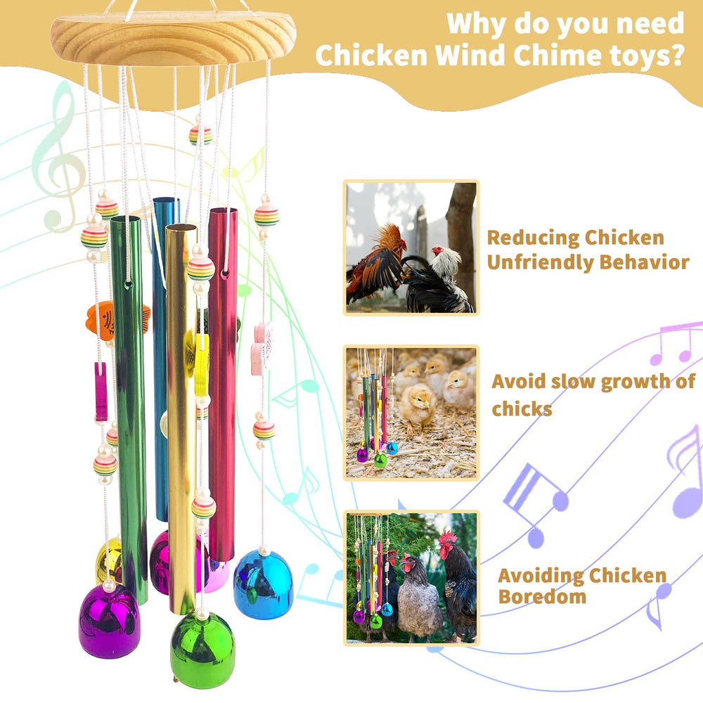 OOXYG chicken toy with cotton rope promotes gentle pecking and physical exercise.