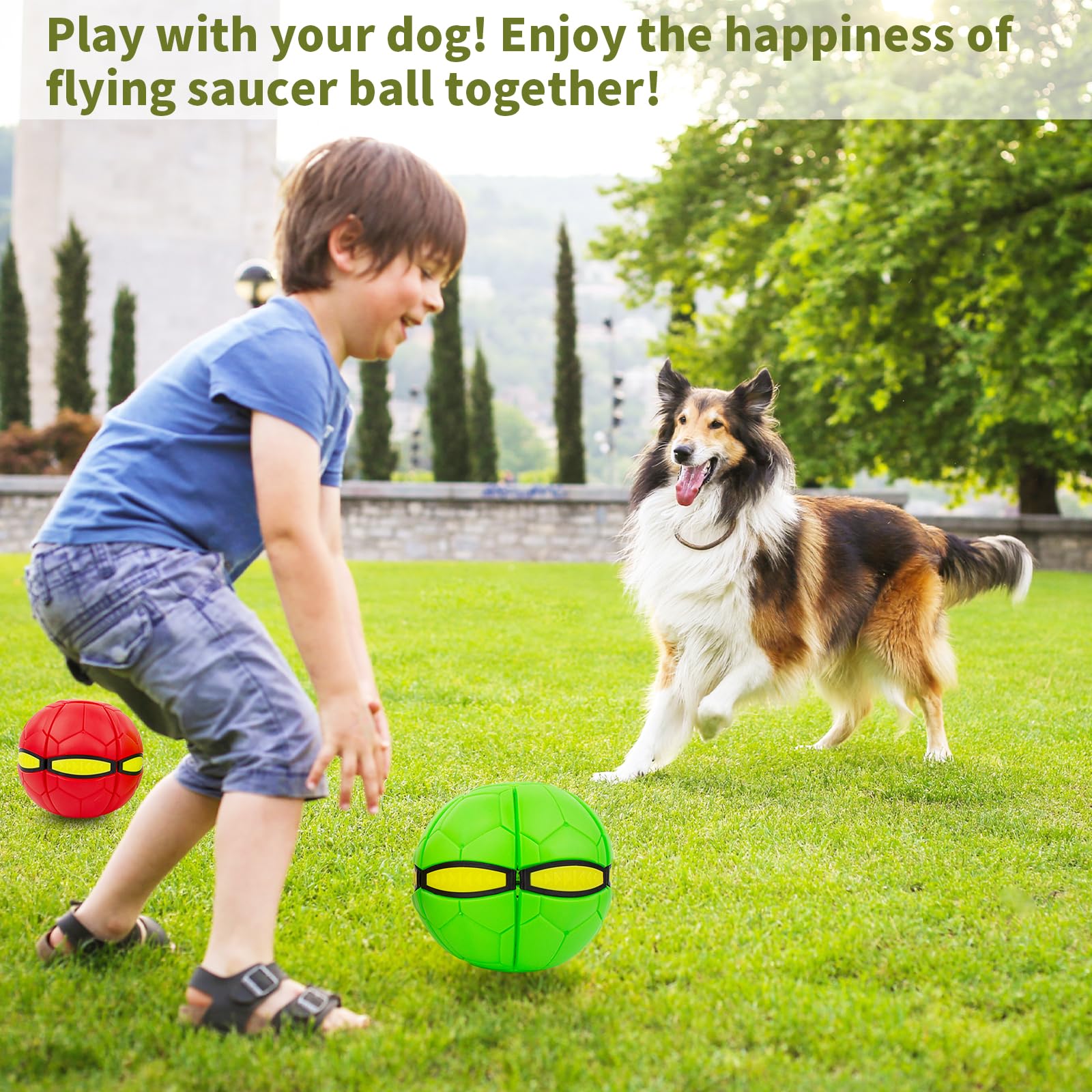 OOXYG Magic Bouncing Ball – durable ABS material for lasting pet toys.