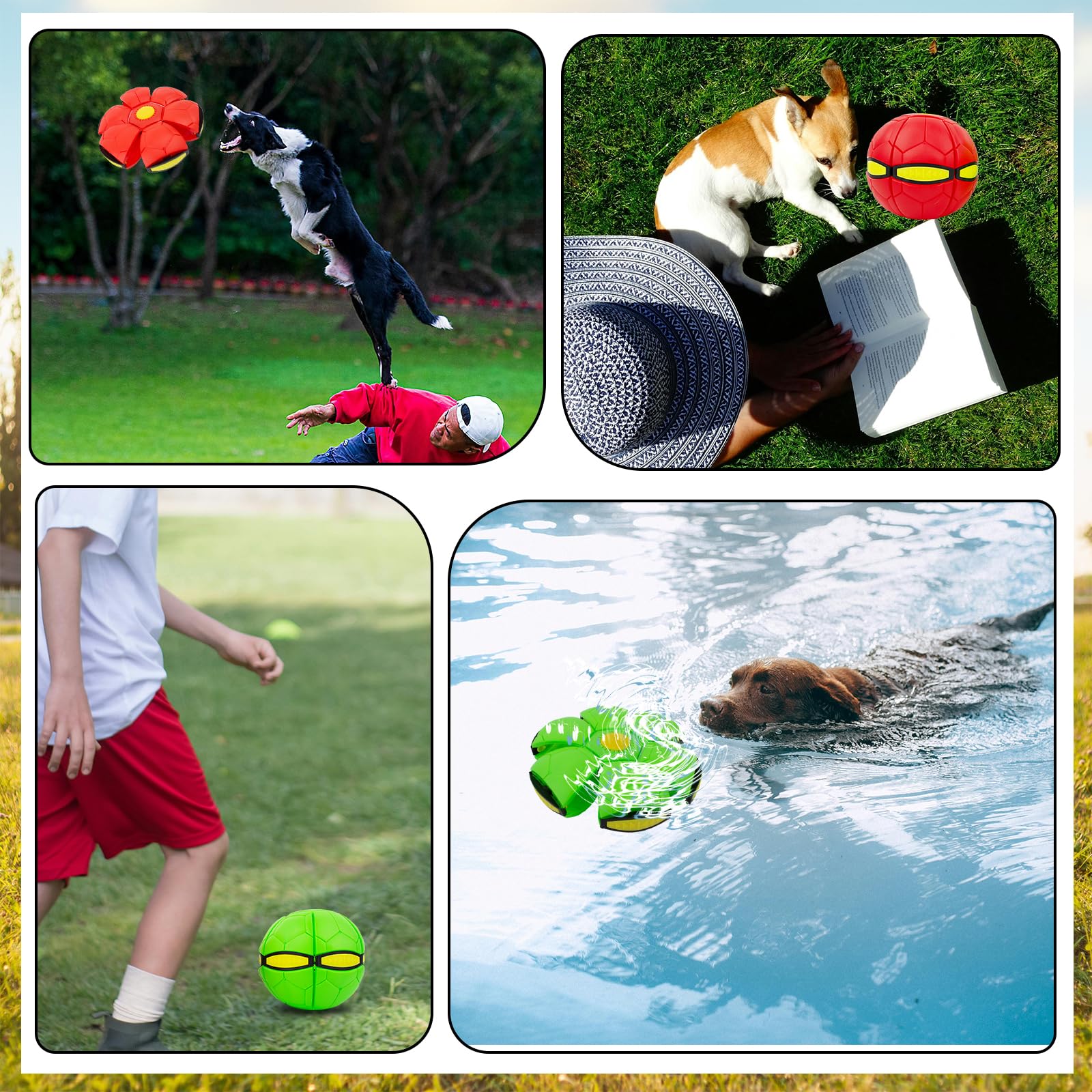 OOXYG Magic Bouncing Ball – compact and portable for indoor or outdoor use.