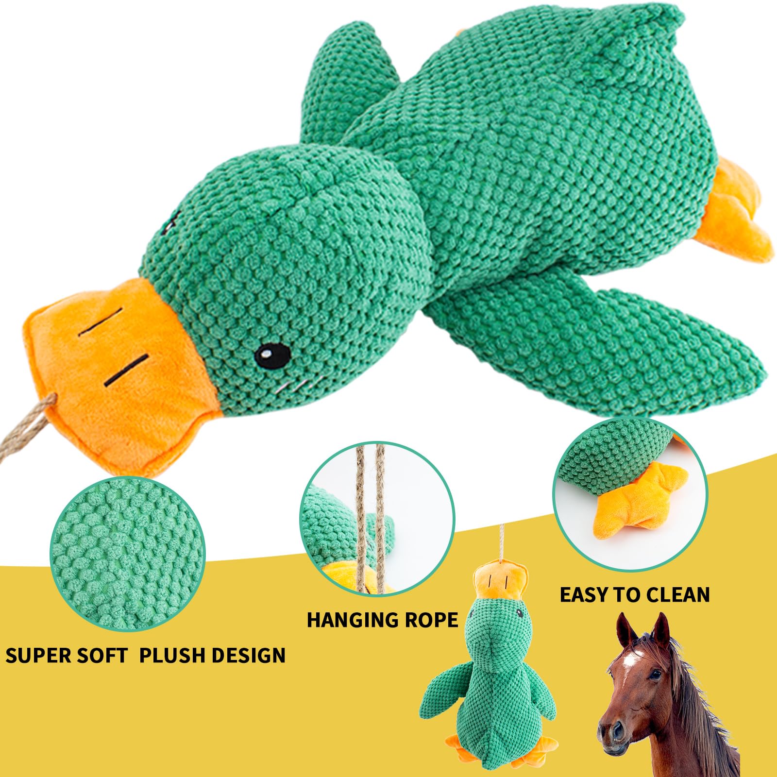 OOXYG colorful duck toys, quick to clean and reuse
