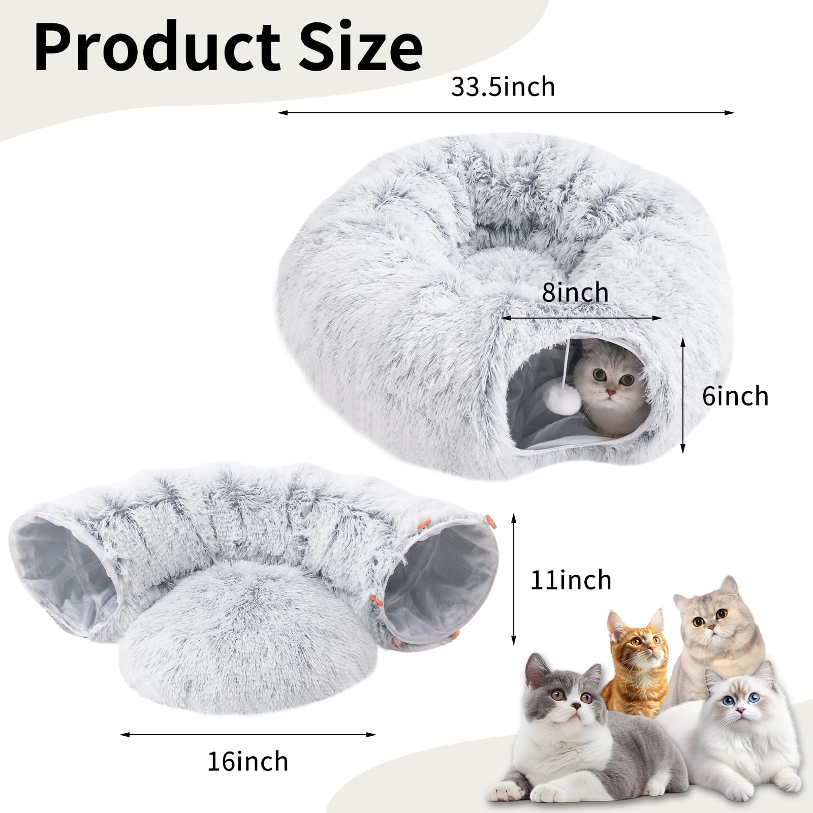 OOZAZEMM removable inner bed is machine washable for simple cleaning