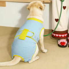 OPAW recovery suit bathroom opening allows pets to relieve themselves without removal.
