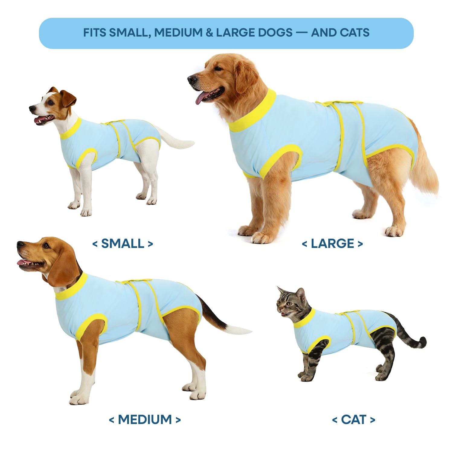 OPAW size-XXL option helps ensure a snug fit for larger pets.