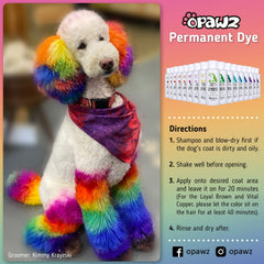 OPAWZ bright pink color on dog coat showcases bold, fashionable look