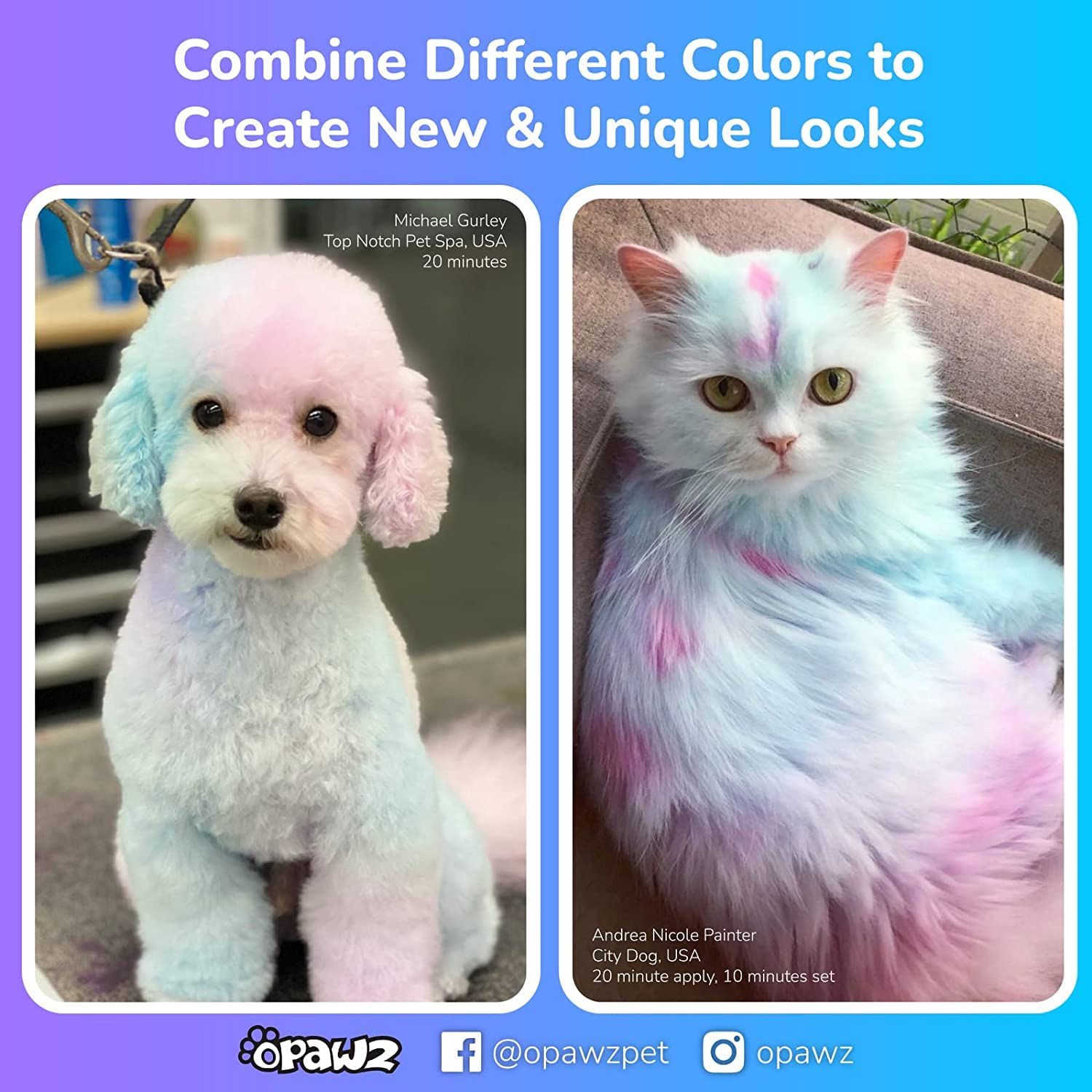 OPAWZ color depositing shampoo safety features and absence of ammonia or parabens