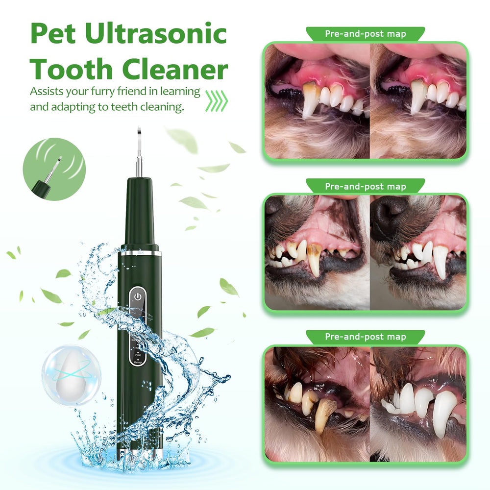 Opdent pet toothbrush and dental tweezers for everyday at home oral care.