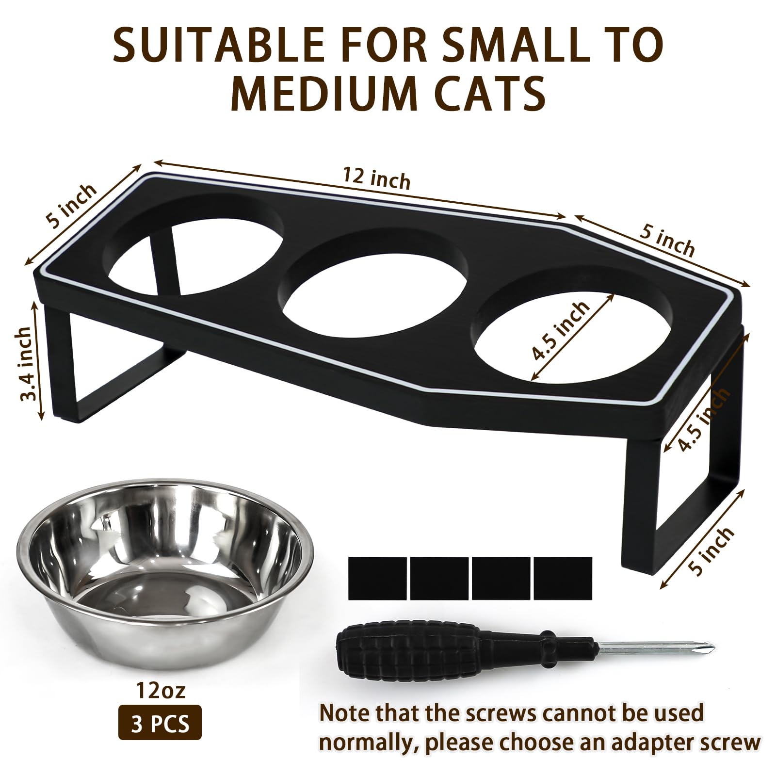 OPELETNNT whisker-friendly design reduces whisker fatigue during meals.