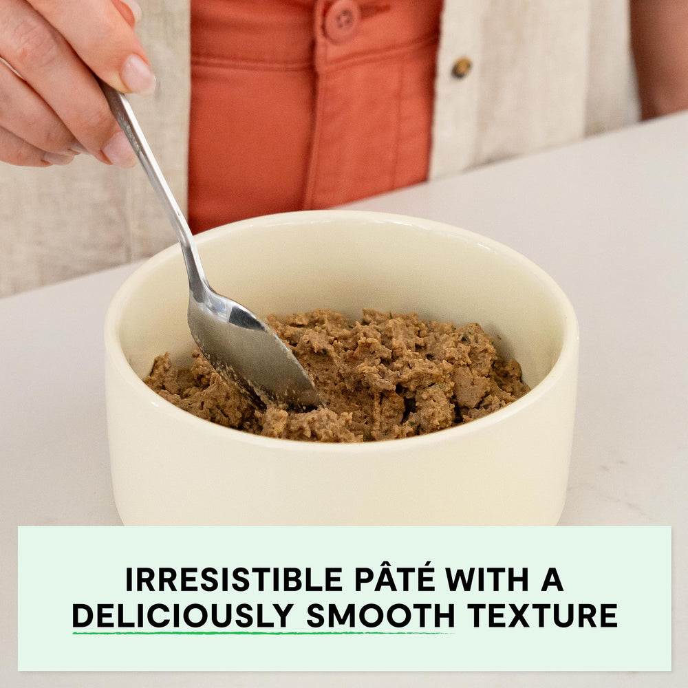 Open Farm pate texture emphasizes a smooth, palatable meal or topper option.