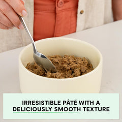 Open Farm pate texture emphasizes a smooth, palatable meal or topper option.