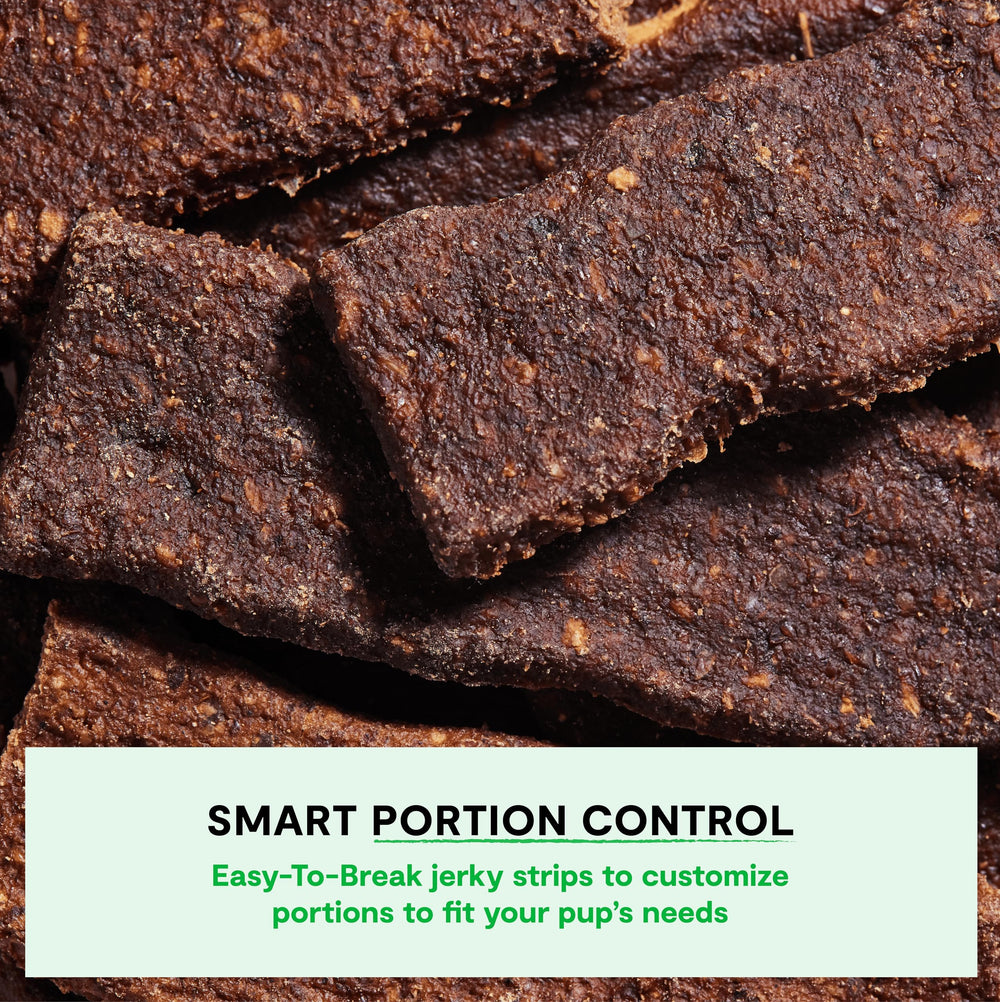 Open Farm jerky bite-sized pieces ideal for training and portions