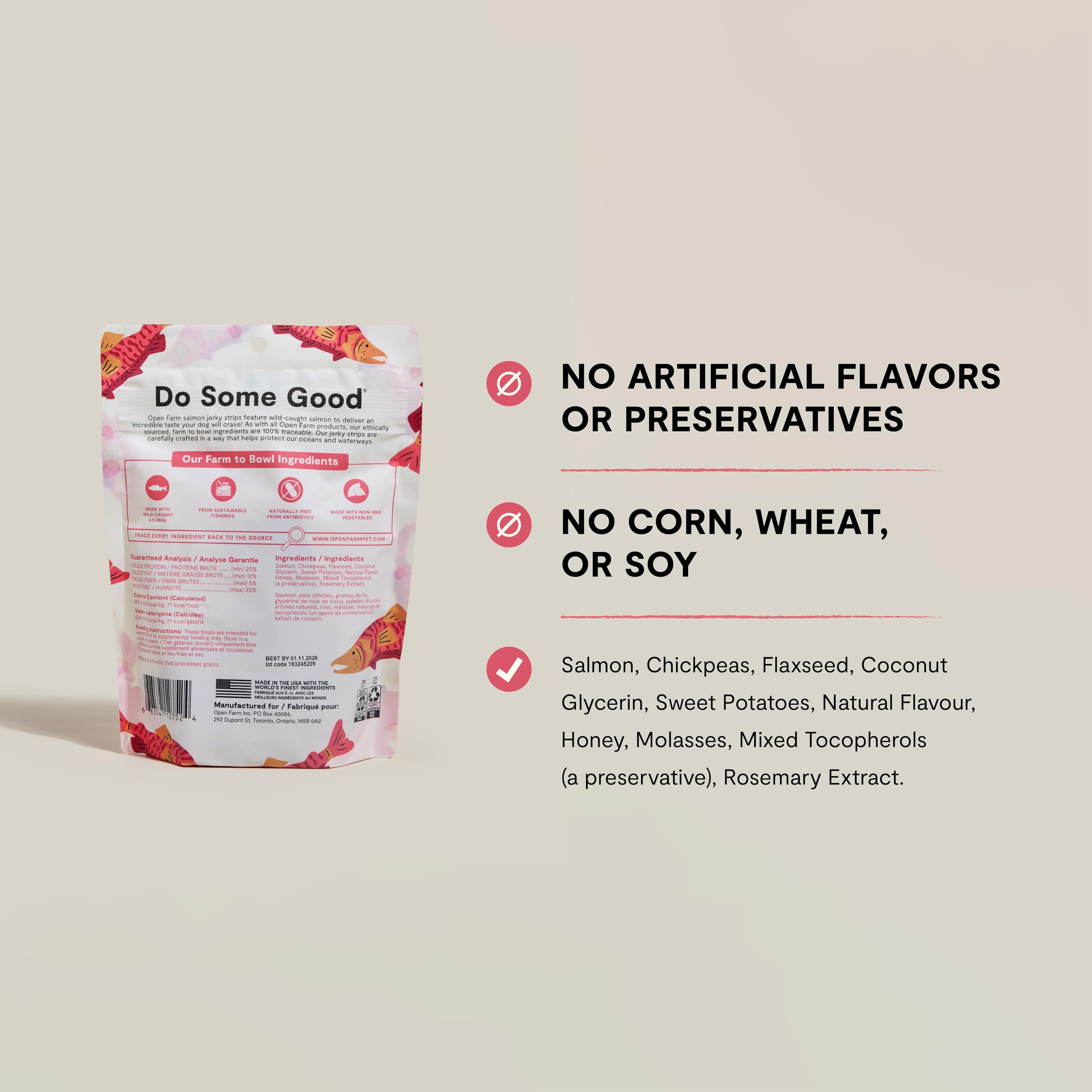 Open Farm resealable pouch preserves freshness from first bite to last