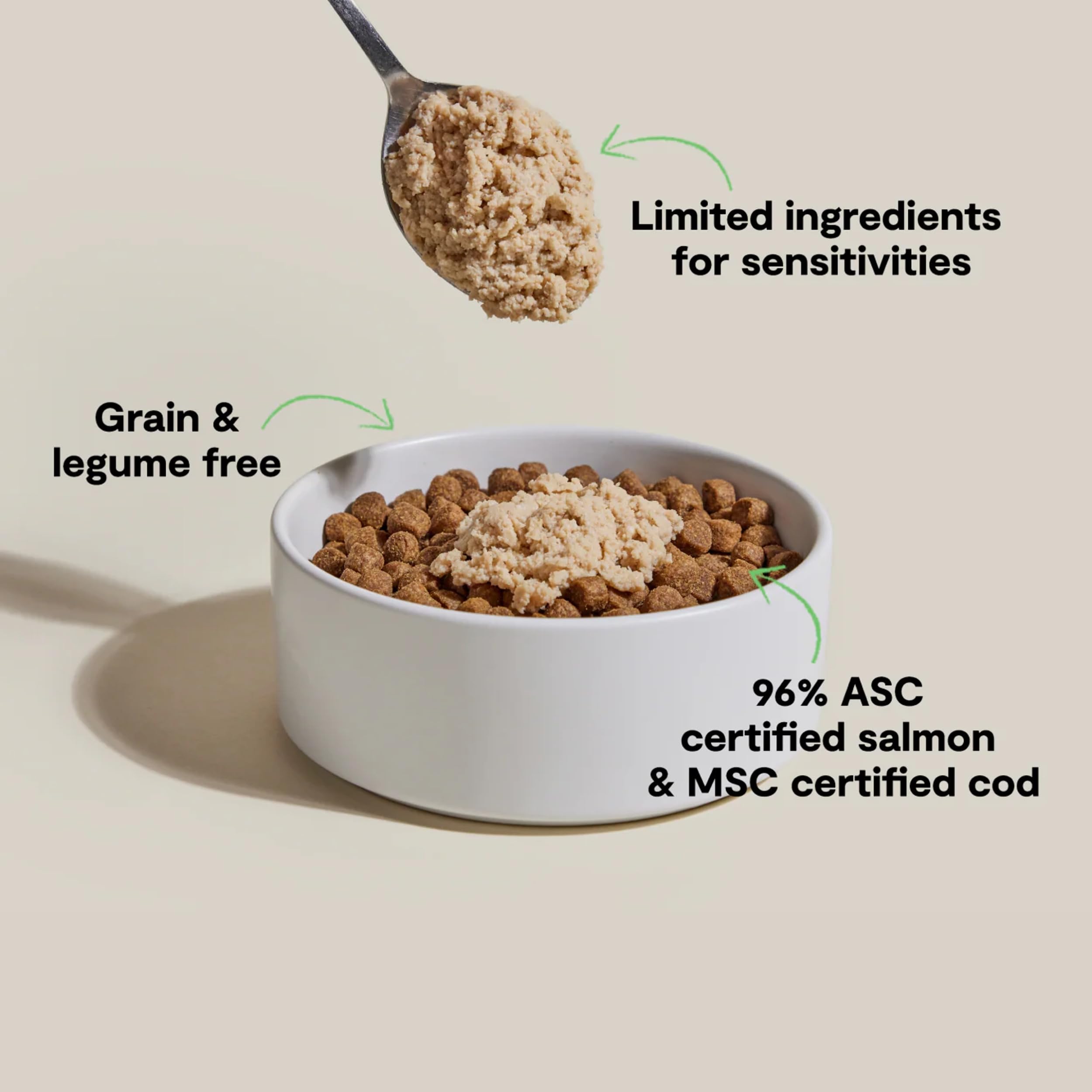 Open Farm silky mousse topper served in a bowl to boost meal appeal
