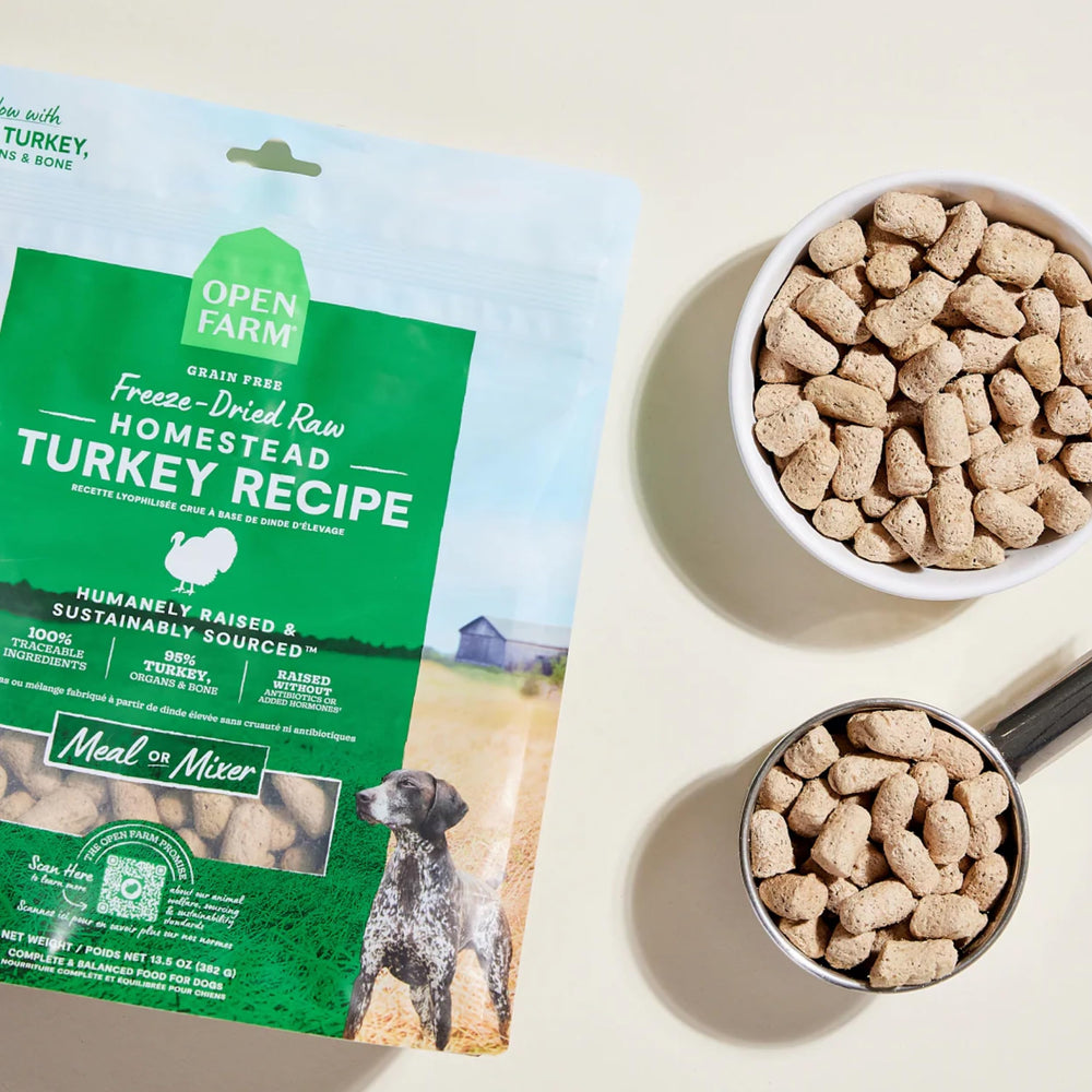 Open Farm freeze-dried process emphasizes flavor and nutrient retention