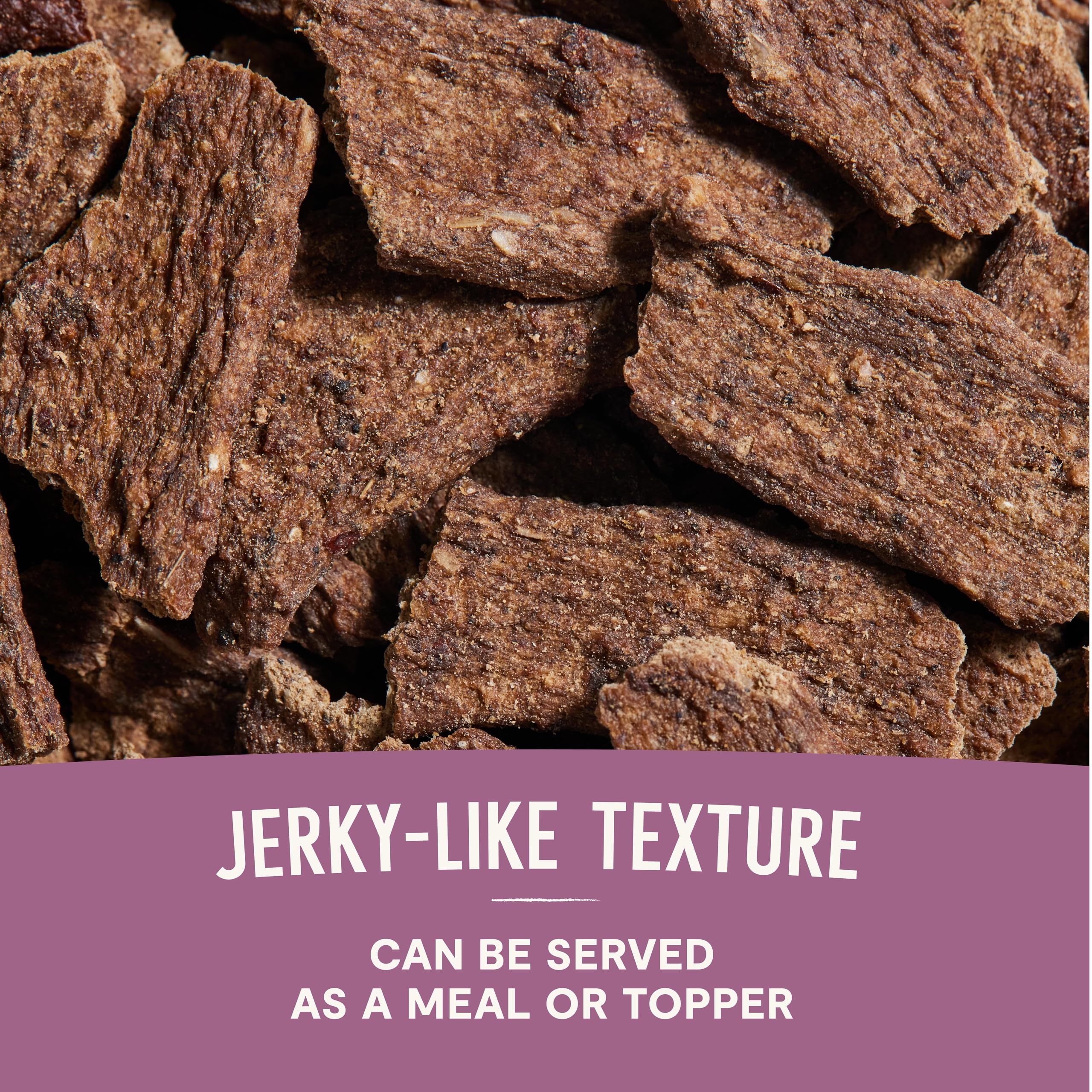 Open Farm grain-free legume-free dog food showcases protein-forward recipe with humanely raised ingredients.