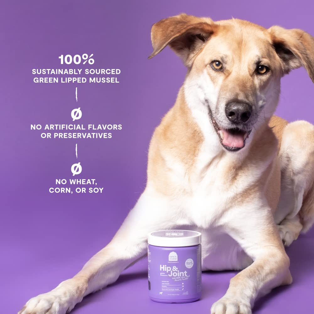 Open Farm Hip & Joint Chews recycling packaging aligns with eco-friendly pet care.