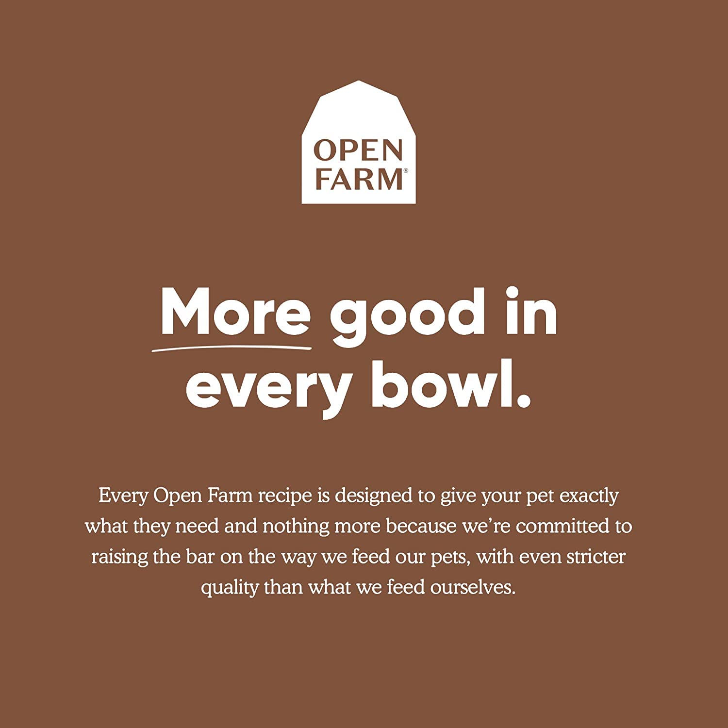 Open Farm lamb origin farm-to-bowl emphasizing ingredient traceability.