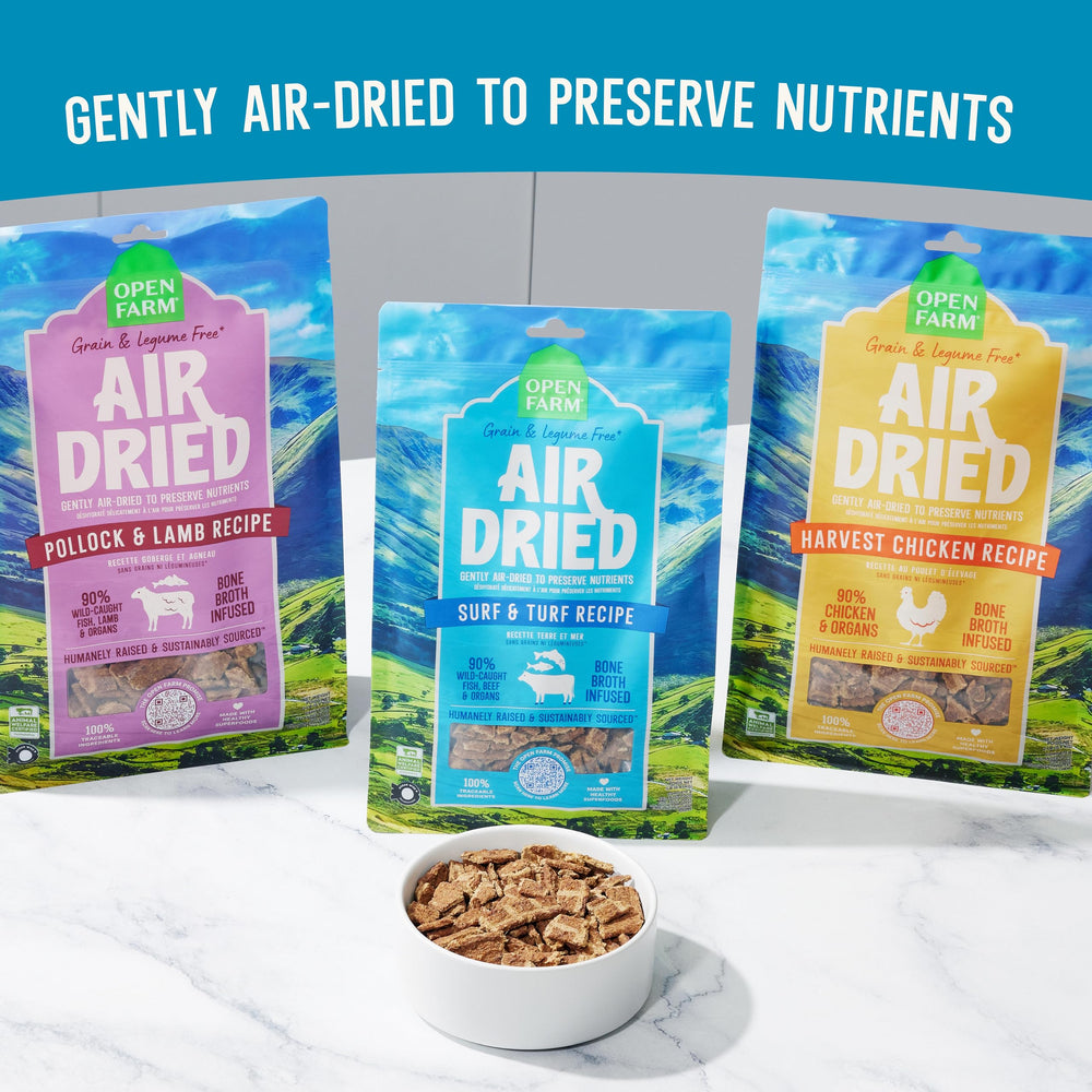 Open Farm made-in-USA ingredients emphasize traceability and ethical sourcing