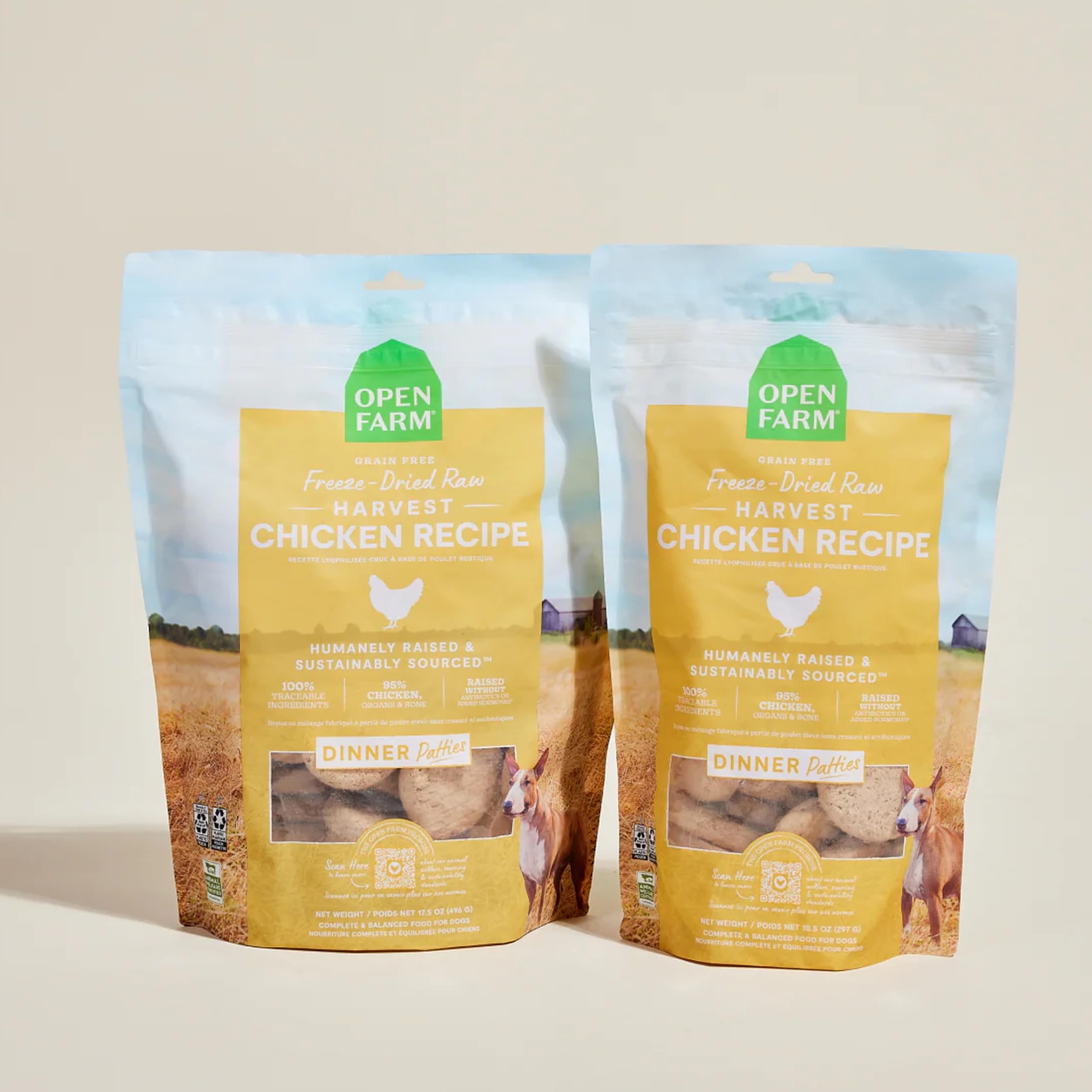 Open Farm ingredients include organic veggies and superfoods.
