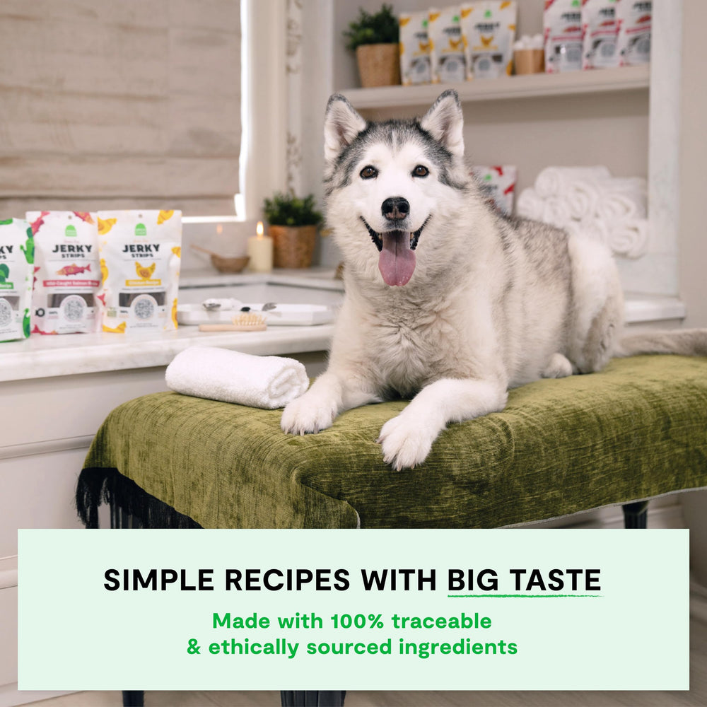Open Farm treat pouch resealable image showcasing freshness and convenient portioning