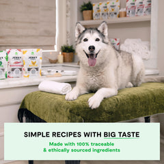 Open Farm treat pouch resealable image showcasing freshness and convenient portioning
