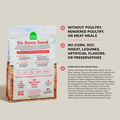 Open Farm wild-caught salmon highlights quality protein for coat health