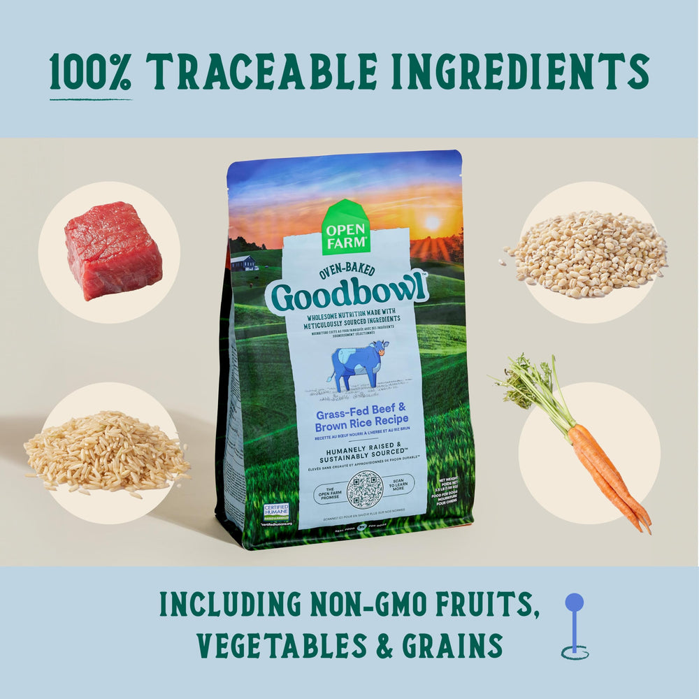 Open Farm Goodbowl made in USA with traceable ingredients