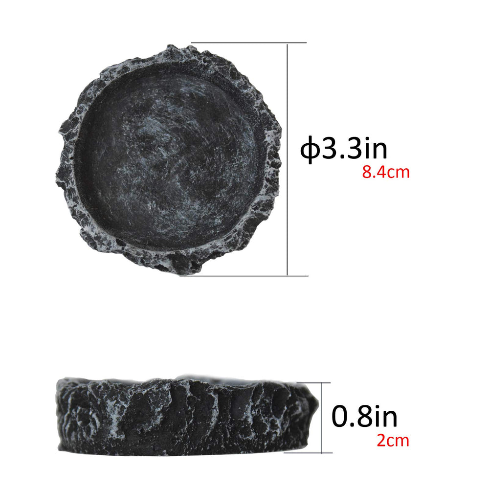 OperSeven reptile bowls food bowl closeup highlights safe material for reliable feeding.