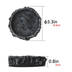 OperSeven reptile bowls food bowl closeup highlights safe material for reliable feeding.